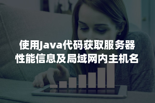 使用Java代码获取服务器性能信息及局域网内主机名